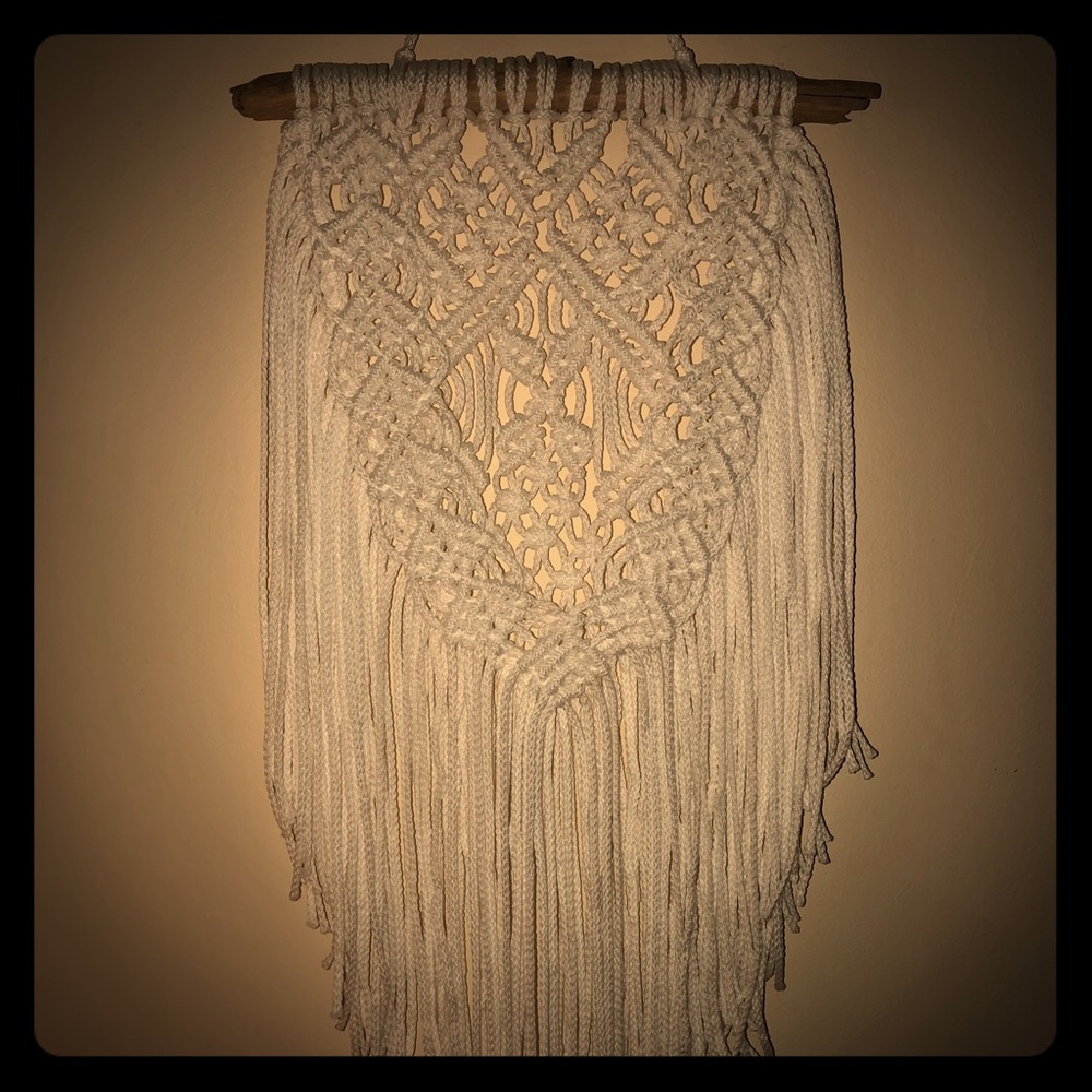 Handmade macrame wall hanging